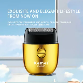 ماشین اصلاح موی صورت کیمی مدل KM-c50 با تیغه تیتانیوم، قابلیت اصلاح صفر زن فویلی، شارژی و  102951286