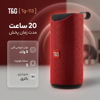 اسپیکر بلوتوثی قابل حمل تی اند جی مدل Tg-113 102862449