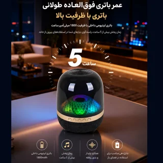 اسپیکر بلوتوثی قابل حمل برودو مدل BTS 2447 102963313