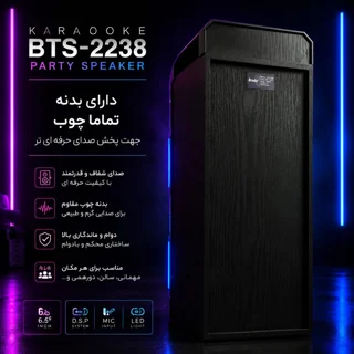 اسپیکر بلوتوثی قابل حمل برودو مدل BTS 2238 103047727