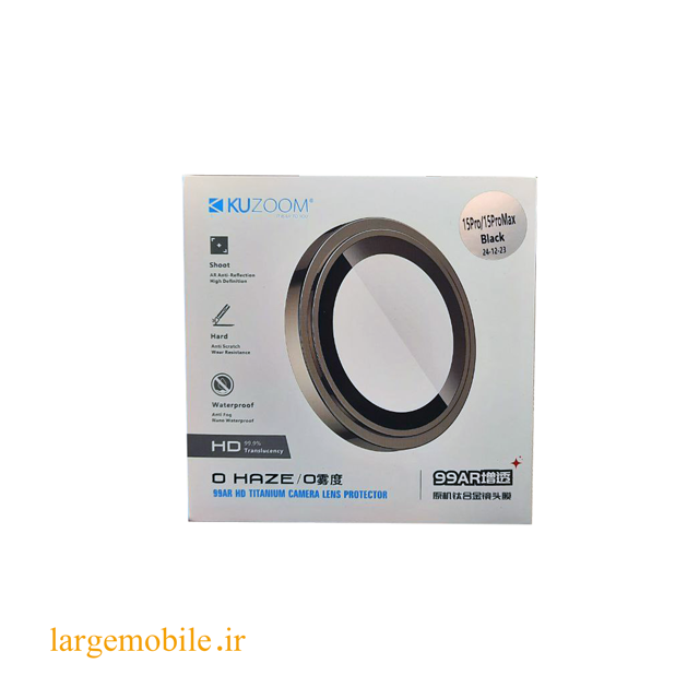 محافظ لنز KUZOOM مناسب برای اپل iphone 15pro.15 promax