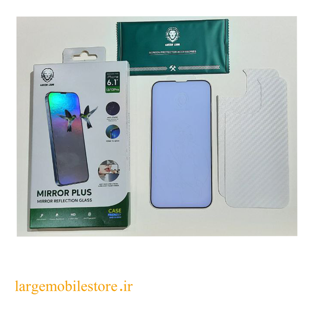 محافظ صفحه نمایش green lion اینه ای مناسب برای گوشی اپل iphone13&13pro