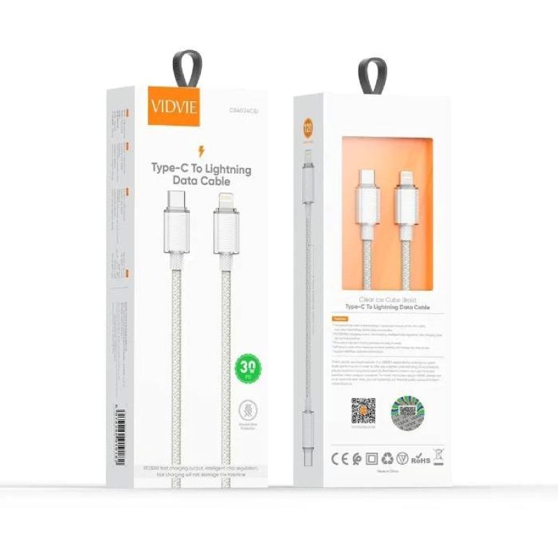 کابل تایپ سی لایتنینگ ویدوی مدل vidvie cb 4025c&i