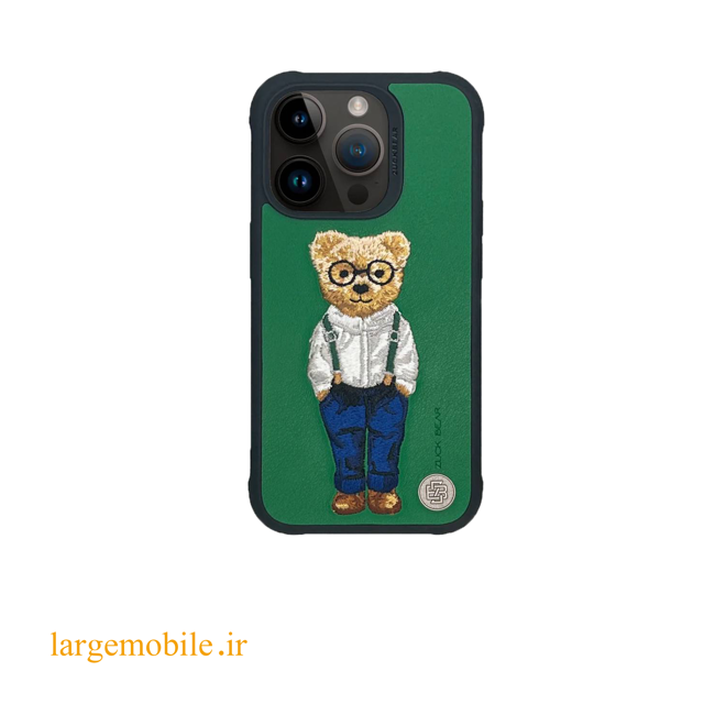 کاور zuck bear طرح خرس عینکی مناسب برای اپلiphone 15promax