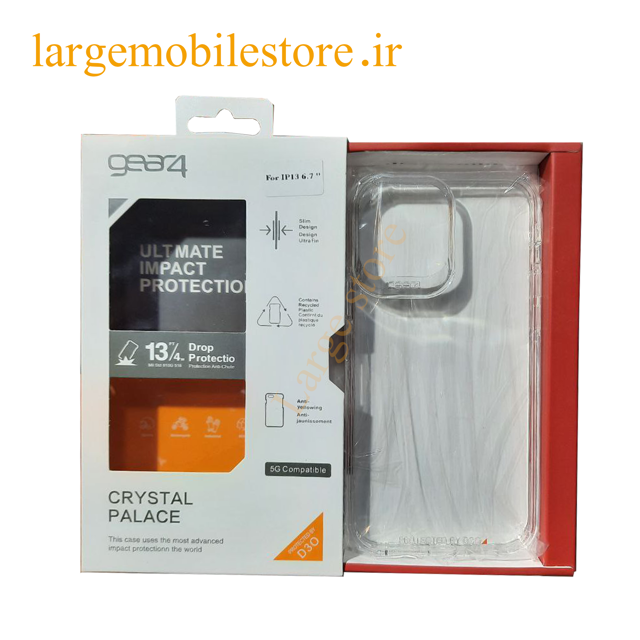 کاور gear4 مدل شفاف مناسب گوشی اپل iphone 13promax