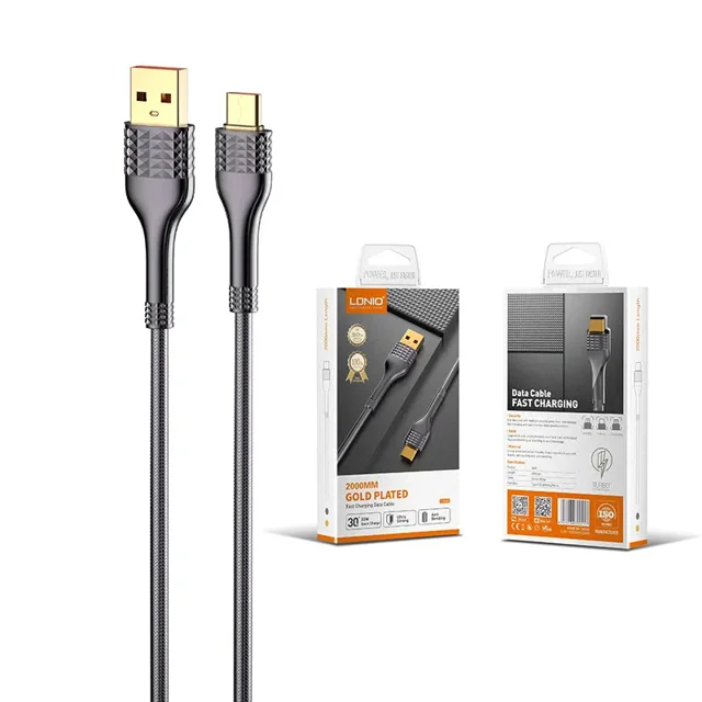 کابل تبدیل USB به USB-C الدینیو مدل LS652 طول 2 متر