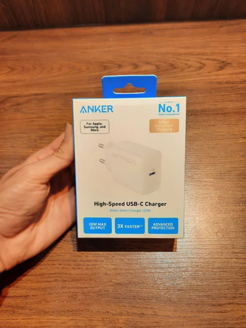 آداپتور انکر بیست وات دو پین مدل(A2347) | anker Adaptor