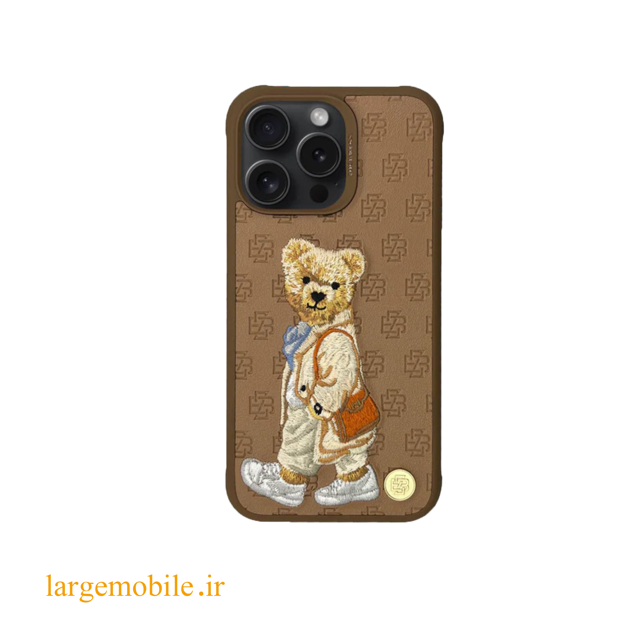 کاور zuck bear طرح خرس کاپشن دار مناسب برای اپلiphone15promax