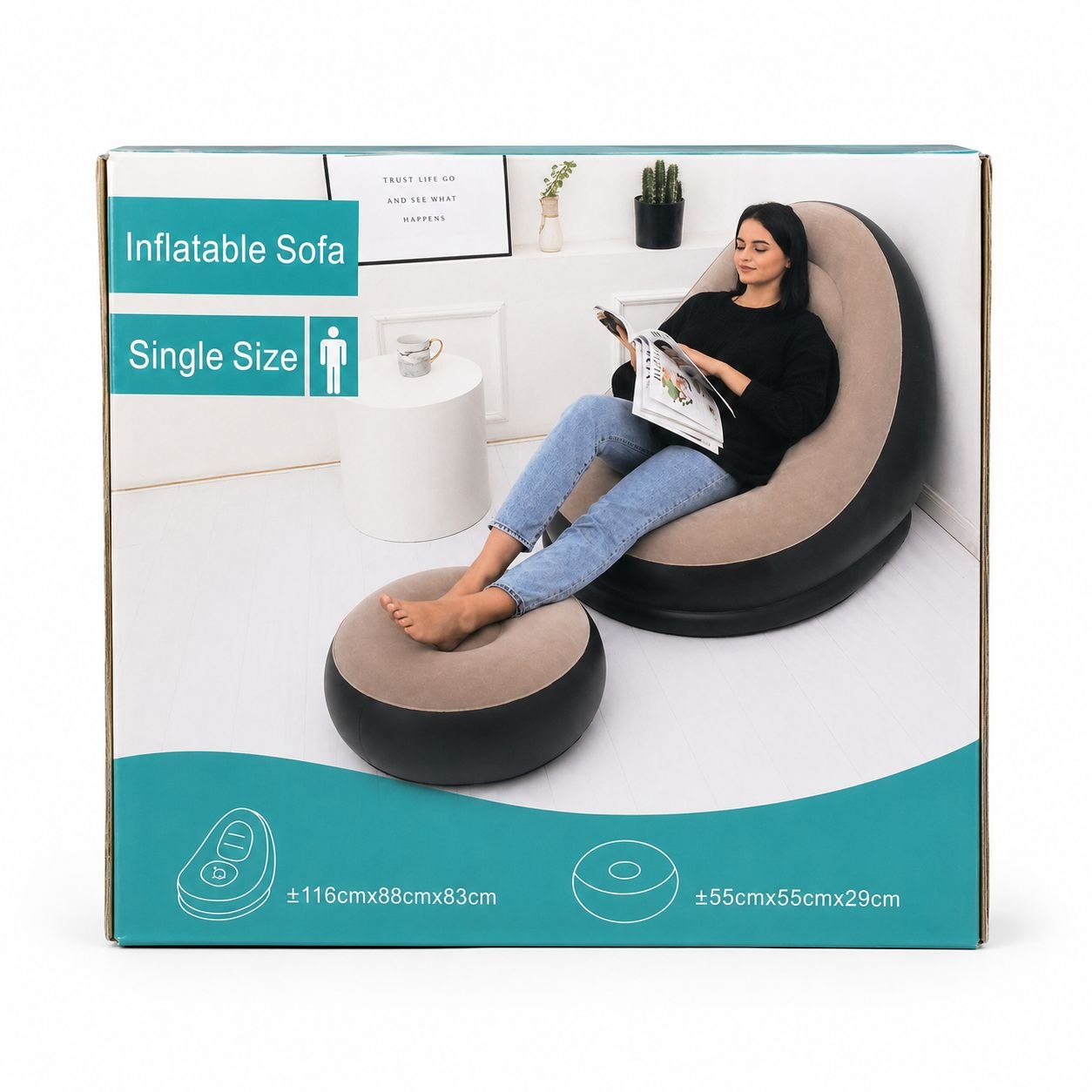 مبل بادی راحتی تک نفره