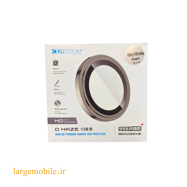 محافظ لنز KUZOOM مناسب برای اپل iphone 16pro.16promax صحرایی