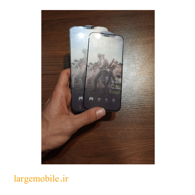 محافظ صفحه نمایش مات شیشه ای مناسب برای آیفون 12.12pro.12promax