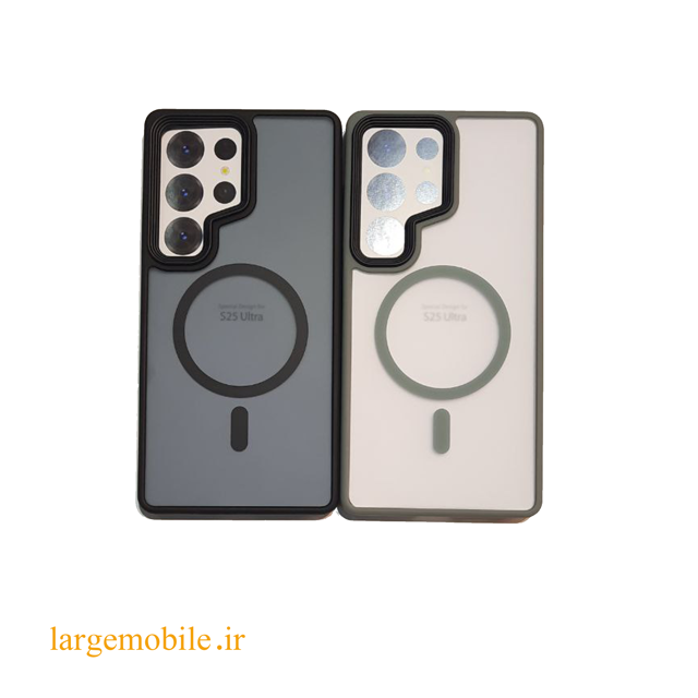 کاور پشت مات مگ سیف دار مناسب برای گوشی سامسونگ s25ultra