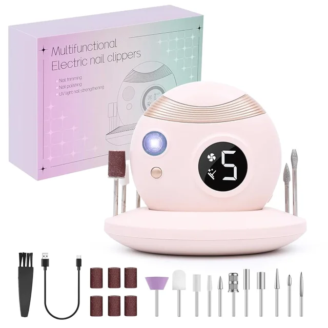 پک ناخن گیر هوشمند برقی مدل multifunctional electric nail clipper